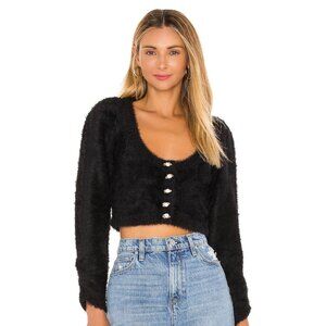 For Love & Lemons Black Anastasia cardigan